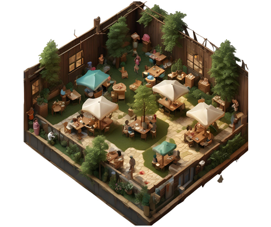 Ilustração de Restaurante